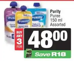 Spar Purity Puree offer