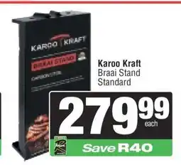 Spar Karoo Kraft Braai Stand Standard offer