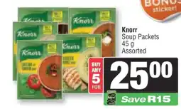 Spar Knorr Soup Packets offer