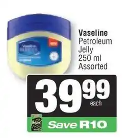 Spar VASELINE Petroleum Jelly offer