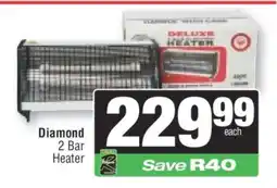 Spar Diamond 2 Bar Heater offer