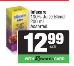 Spar Infacare 100% Juice Blend offer
