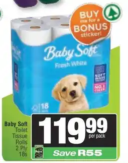 Spar Baby Soft Toilet Tissue Rolls offer