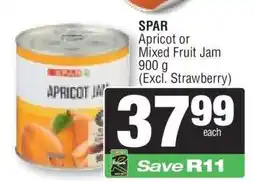 Spar SPAR Apricot or Mixed Fruit Jam offer
