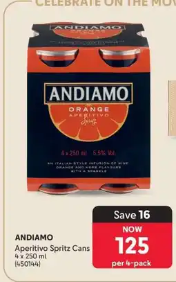 Makro ANDIAMO Aperitivo Spritz Cans offer