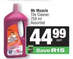 Spar Mr Muscle Tile Cleaner offer