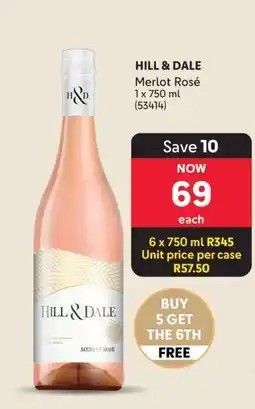 Makro HILL & DALE Merlot Rosé offer