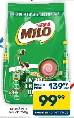 Pick n Pay Hypermarket Nestle Milo Pouch 750g offer