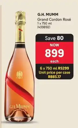 Makro G.H. MUMM Grand Cordon Rosé offer