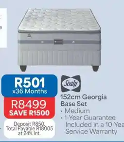 OK Furniture 152cm Georgia Base Set offer