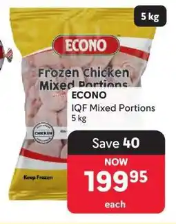Makro ECONO IQF Mixed Portions 5 kg offer