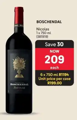 Makro Boschendal Nicolas offer