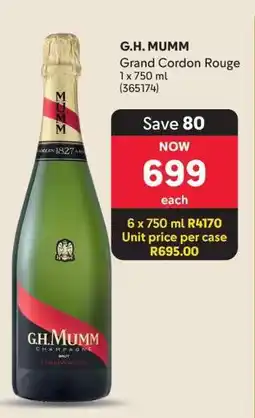 Makro G.H. MUMM Grand Cordon Rouge offer