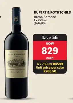 Makro RUPERT & ROTHSCHILD Baron Edmond offer