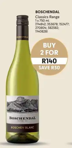 Makro Boschendal Classics Range offer