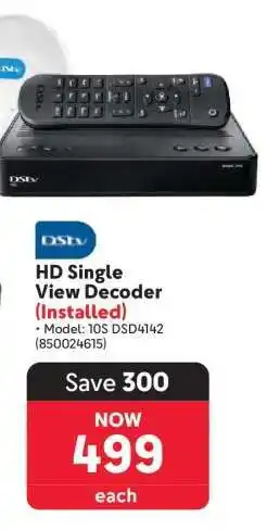 Makro HD Single View Decoder (Installed) offer