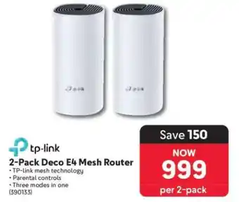 Makro 2-Pack Deco E4 Mesh Router offer