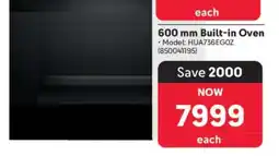 Makro 600 mm Built-in Oven offer