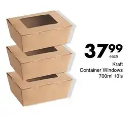 Save Kraft Container Windows offer