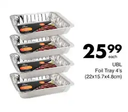 Save UBL Foil Tray offer