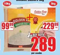 Boxer Golden Coop Chicken Sizzlers offer