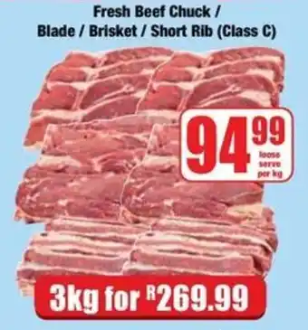 Boxer Fresh Beef Chuck / Blade / Brisket / Short Rib (Class C) offer