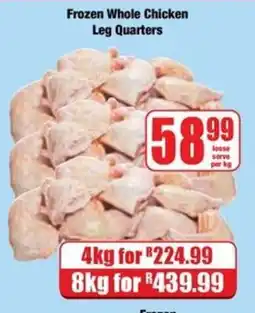 Boxer Frozen Whole Chicken Leg Quarters offer