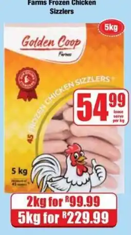 Boxer Golden Coop Farms Frozen Chicken Sizzlers offer