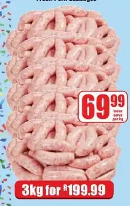 Boxer Fresh Pork Sausages offer
