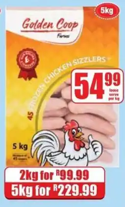 Boxer Golden Coop Frozen Chicken Sizzlers offer