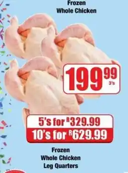 Boxer Frozen Whole Chicken offer