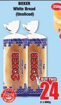 Boxer BOXER White Bread (Unsliced) offer