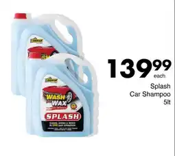 Save Splash Car Shampoo offer