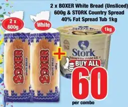Boxer BOXER White Bread & STORK Country Spread offer