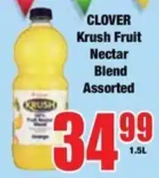 Boxer CLOVER Krush Fruit Nectar Blend Assorted offer