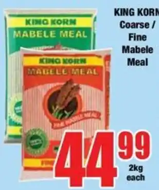 Boxer King Korn Mabele Meal offer