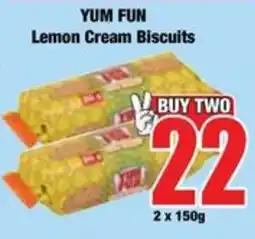 Boxer YUM FUN Lemon Cream Biscuits offer