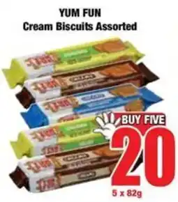 Boxer YUM FUN Cream Biscuits Assorted offer