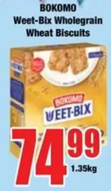 Boxer BOKOMO Weet-Bix Wholegrain Wheat Biscuits offer