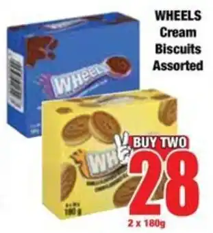 Boxer WHEELS Cream Biscuits Assorted offer