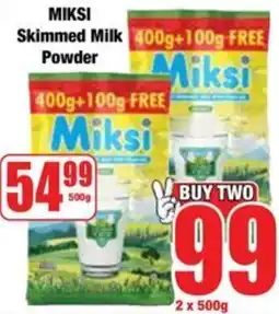 Boxer Miksi Skimmed Milk Powder offer