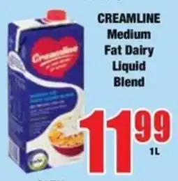 Boxer CREAMLINE Medium Fat Dairy Liquid Blend offer