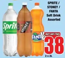 Boxer Sprite / Stoney / Fanta Soft Drink Assorted offer