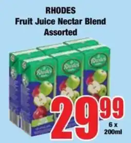 Boxer RHODES Fruit Juice Nectar Blend Assorted offer