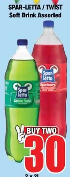 Boxer Spar-Letta / Twist Soft Drink Assorted offer