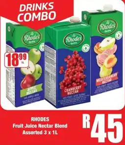 Boxer RHODES Fruit Juice Nectar Blend Assorted offer
