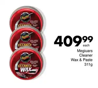 Save Megiuars Cleaner Wax & Paste offer