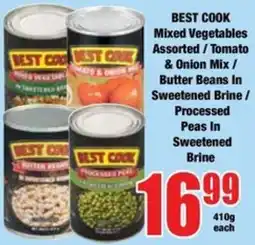 Boxer BEST COOK Mixed Vegetables Assorted offer