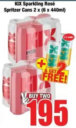 Boxer KIX Sparkling Rosé Spritzer Cans offer