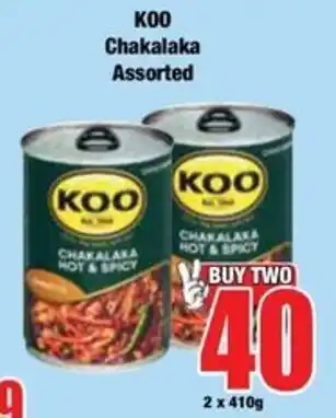 Boxer KOO Chakalaka Assorted offer